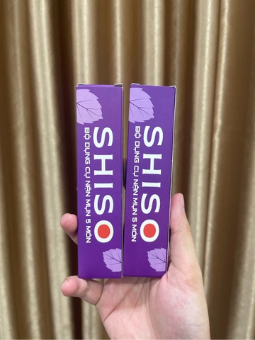 e110 - Gel Giảm Mụn Thâm Shisofix & Bộ Dụng Cụ Lấy Mụn 5 Món Shiso 15g