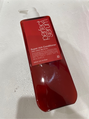 e907 - Dầu gội xả Mise En Scene Perfect Serum Hair 680 ml