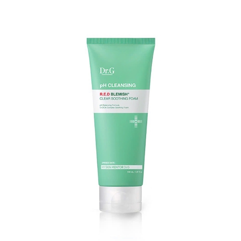 a191 - Dr.G - Sữa Rửa Mặt pH Cleansing R.E.D Blemish Clear Soothing Foam 150ml