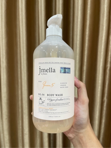 e693 - Jmella - Set sữa tắm Jmella 500ml + bông tắm + hộp quà tặng