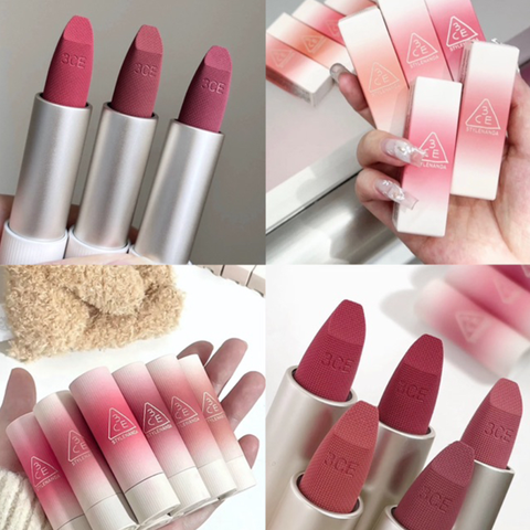 Son Len Mịn Môi 3CE Cashmere Hug Lipstick Hàn Quốc 3.5g