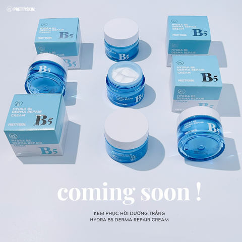 Kem dưỡng trắng và phục hồi da Prettyskin Hydra B5 Derma Repair Cream 52ml
