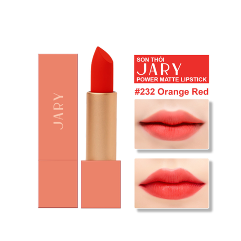 SON THỎI LÌ CAO CẤP - JARY - POWER MATTE LIPSTICK.