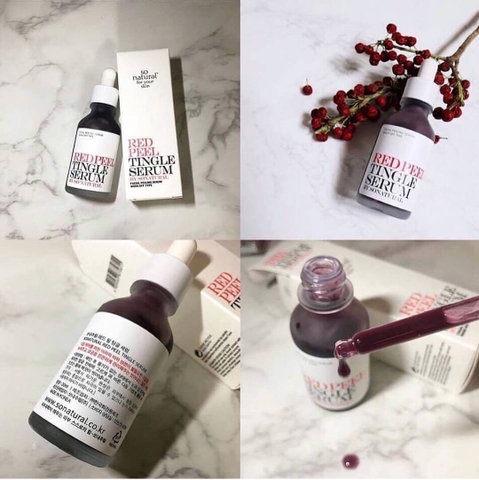 Tinh chất tẩy da chết hóa học So Natural Red Peel Tingle Serum 10ml