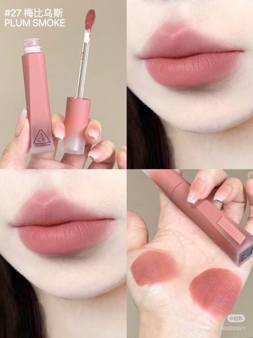 [Mẫu mới 2025] Son Kem Lì 3CE Velvet Lip Tint Plush (NEW) mềm mịn môi, lâu trôi LYO