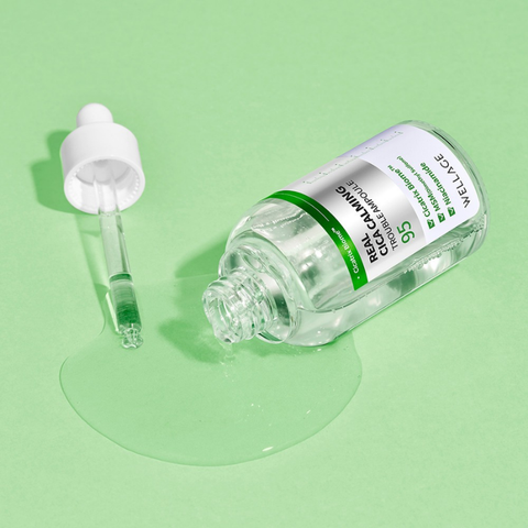 Serum WELLAGE Cica Calming 95 Trouble Ampoule 50ml - Làm dịu, phục hồi da mụn, nhạy cảm