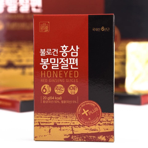 d681 - HỒNG SÂM LÁT TẨM MẬT ONG DAEDONG 200GR PLUS