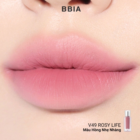 Son kem nhung thuần chay, nhẹ môi BBIA Last Velvet Tint MLBB Re-new Version 5g đủ màu