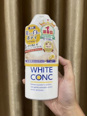 Sữa Tắm Trắng Da Nhật Bản White Conc Body 360ml & 600ml