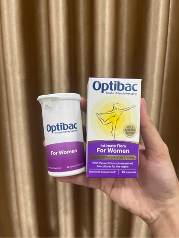 Men vi sinh phụ khoa Optibac For Women Optibac tím 30 viên & 90 viên