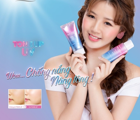 d715 - Kem Chống Nắng Nhật Bản Skin Aqua Tone Up UV Essence SPF50+ PA++++ ( Hương Lavender 80g )