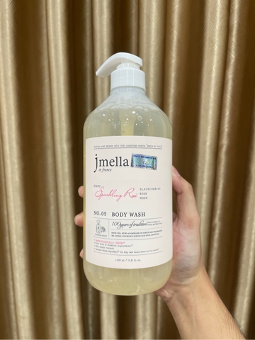 e693 - Jmella - Set sữa tắm Jmella 500ml + bông tắm + hộp quà tặng