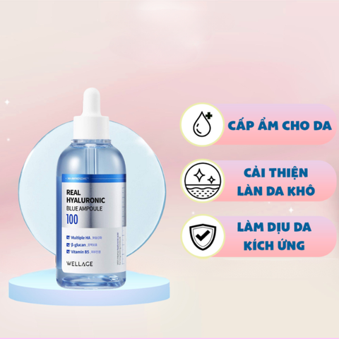 Serum Cấp Nước Wellage Real Hyaluronic Blue Ampoule 75ml