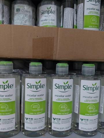 Nước Tẩy Trang Simple Micellar Cleansing Water 400ml