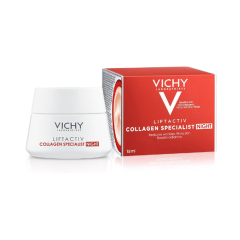 Kem Dưỡng Ngày & Đêm Sáng Da Mờ Thâm Nám Vichy Liftactiv Collagen Specialist Day & Night 15ml