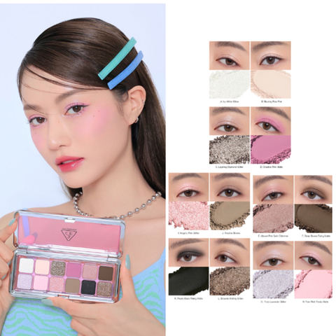   Bảng Phấn Mắt 12 Ô 3CE New Take Eyeshadow Palette Hàn Quốc 9.5g