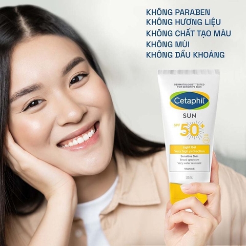 Kem Chống Nắng/ Gel Chống Nắng Cetaphil Dưỡng Ẩm 2in1 Cetaphil Daily Defense Cream/ Light Gel SPF50/ SPF50+ 50ml, 50g