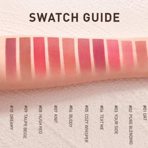 Son Len Mịn Môi 3CE Cashmere Hug Lipstick Hàn Quốc 3.5g