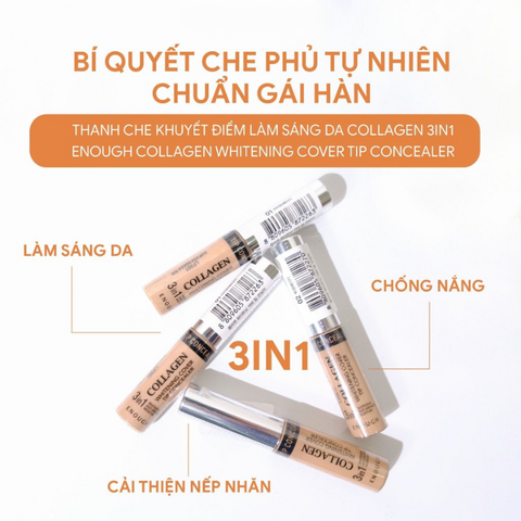c276 - Thanh Che Khuyết Điểm Enough Collagen Cover Tip Concealer