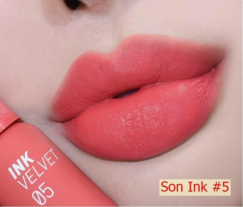 Son kem Peripera Peri's Ink Velvet / Ink AIRY Velvet - Son bóng Water Bare Tint