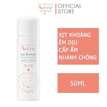 Xịt Khoáng Avene Eau Thermale Avene Cấp Nước, Làm Dịu & Giảm Kích Ứng 50ml