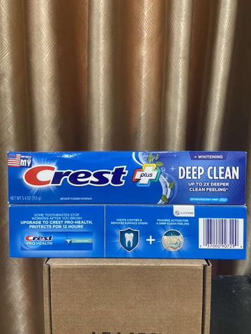 e516 - Kem Đánh Răng Crest Complete Deep Clean & Scope giúp trắng răng, loại sạch vi khuẩn 153g