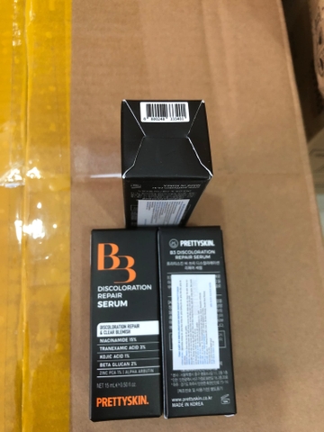 b587 - Nước Hoa Hồng Dịu Nhẹ & Tinh Chất Mờ Thâm Nám Prettyskin B3 Discolororation Repair Serum/B3 Multi Active Toner Hàn Quốc