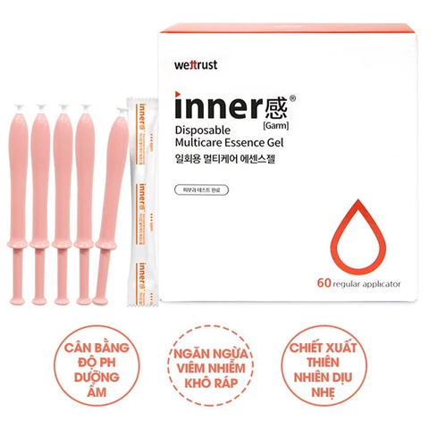 Gel dưỡng đa năng vùng kín Hàn Quốc Wettrust Inner Disposable Multicare Essence Gel (Hộp 60 ống)