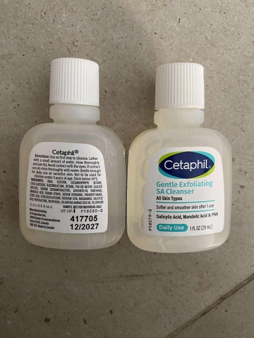 Gel rửa mặt làm sạch dầu nhờn, ngăn mụn cho da dầu nhạy cảm CETAPHIL GENTLE EXFOLIATING SA CLEANSER 236ml - 473ml