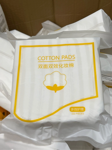 d410 - Set 3 gói Bông tẩy trang Cotton Pads 222 Miếng