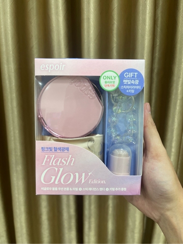 Phấn Nước Che Phủ & Bắt Sáng Espoir Be Velvet Cover Cushion/Be Glow Volume Cushion Flash Glow Edition SPF42 PA+++ 13grx2