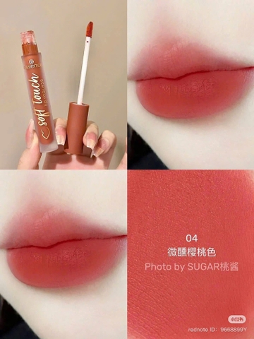 e197 - Son Kem thuần chay  Essence Soft Touch Lip Mousse