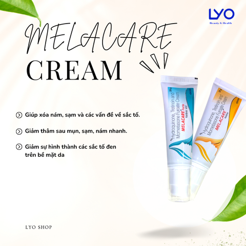 Kem Dưỡng Melacare Ajanta Làm Mờ Thâm Nám, Xóa Tàn Nhang ( màu xanh ) 25g