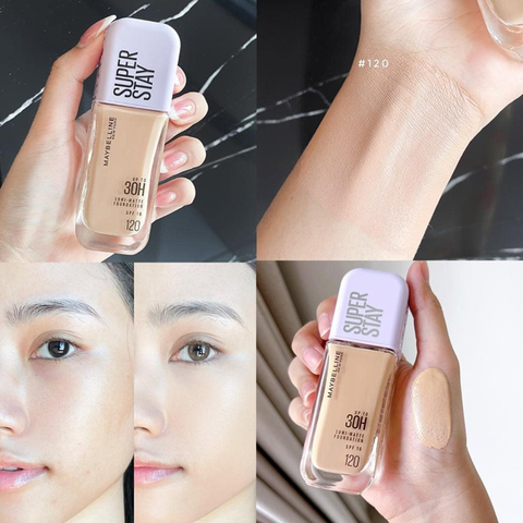 Kem Nền Bắt Sáng Superstay Lumi Matte 30H Che Phủ Siêu Nhẹ Mặt Maybelline New York Mỹ 35ml