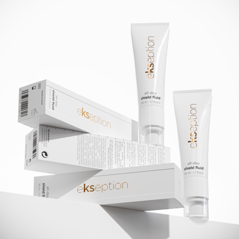 Kem Chống Nắng Ekseption All Day Shield Fluid Kết Hợp Dưỡng Ẩm - Căng Bóng & Trẻ Hoá Da, Phù Hợp Nhiều Loại Da 50ml