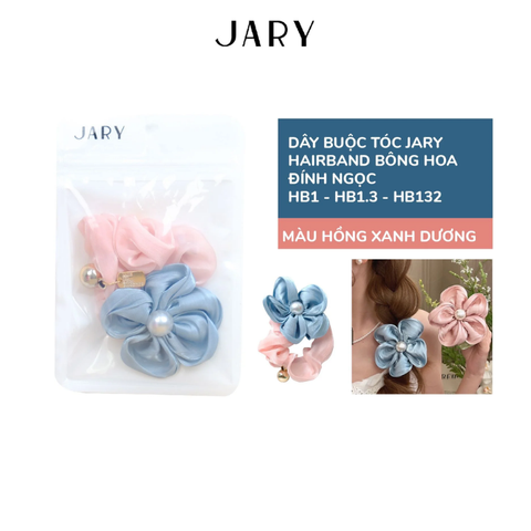 b124 - Jary - Dây Buộc Tóc, Hair Band - HB1 - HB1.3 - Bông Hoa Đính Ngọc