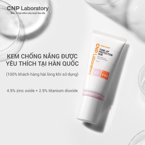 Kem chống nắng nâng tone CNP Laboratory Tone-Up Protection Sun SPF 42+/PA +++ 50ml
