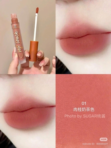 e197 - Son Kem thuần chay  Essence Soft Touch Lip Mousse