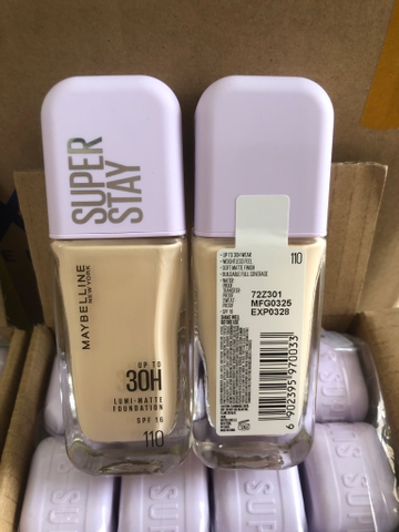 Kem Nền Bắt Sáng Superstay Lumi Matte 30H Che Phủ Siêu Nhẹ Mặt Maybelline New York Mỹ 35ml