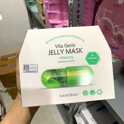 c807 - Mặt Nạ Dưỡng Trắng Da , Giảm Mụn BANOBAGI Stem Cell Vitamin Mask 30ml (Combo 10 Miếng)
