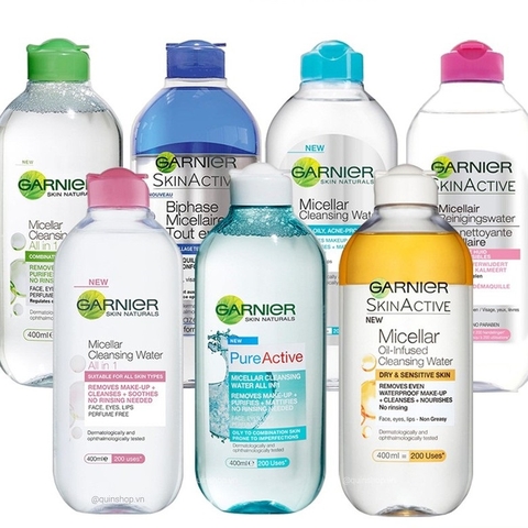 Nước Tẩy Trang Garnier 700ml ( Màu Hồng nhạt )