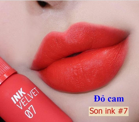 Son kem Peripera Peri's Ink Velvet / Ink AIRY Velvet - Son bóng Water Bare Tint