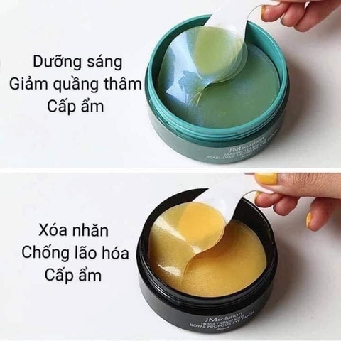 Mặt Nạ Mắt JM Solution Eye Patch (Hộp 60 miếng, màu xanh và đen)