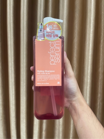 e907 - Dầu gội xả Mise En Scene Perfect Serum Hair 680 ml