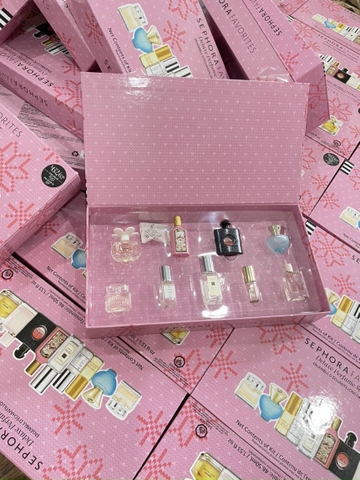 Set 9 nước hoa mini Sephora Favorites Deluxe Perfume Sampler bộ 9 sản phẩm