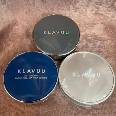 Phấn Nước Ngọc Trai Klavuu Xám Cushion Hàn Quốc 15g SPF50+