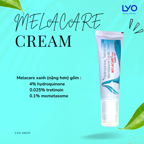 Kem Dưỡng Melacare Ajanta Làm Mờ Thâm Nám, Xóa Tàn Nhang ( màu xanh ) 25g