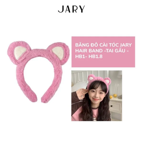 b110 - Jary - Băng Đô Cài Tóc, Hair Band - HB1- HB1.8 - Tai Gấu