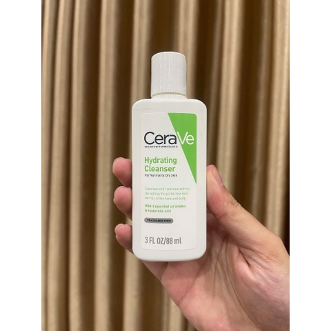 Sữa Rửa Mặt Pháp CeraVe Foaming/Hydrating/SA Smoothing Cleanser Dưỡng Trắng, Cấp Ẩm & Làm Sạch Da 236ml & 473ml