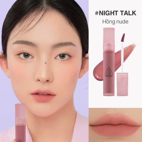 Son kem lì mịn mượt 3CE Blur Water Tint 4.6g